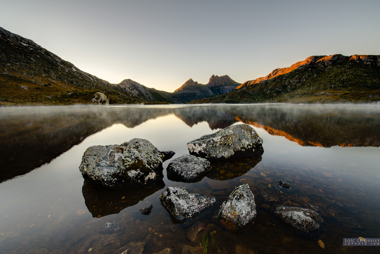 photograph of Cradle Mountain and Dove Lake